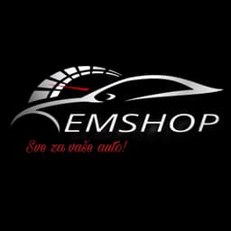 Logo firme TR "EM SHOP",vl Mustafić Eniad, Tuzla